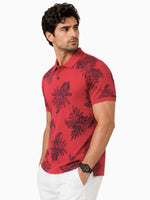 Men's All Over Printed Polo Shirt