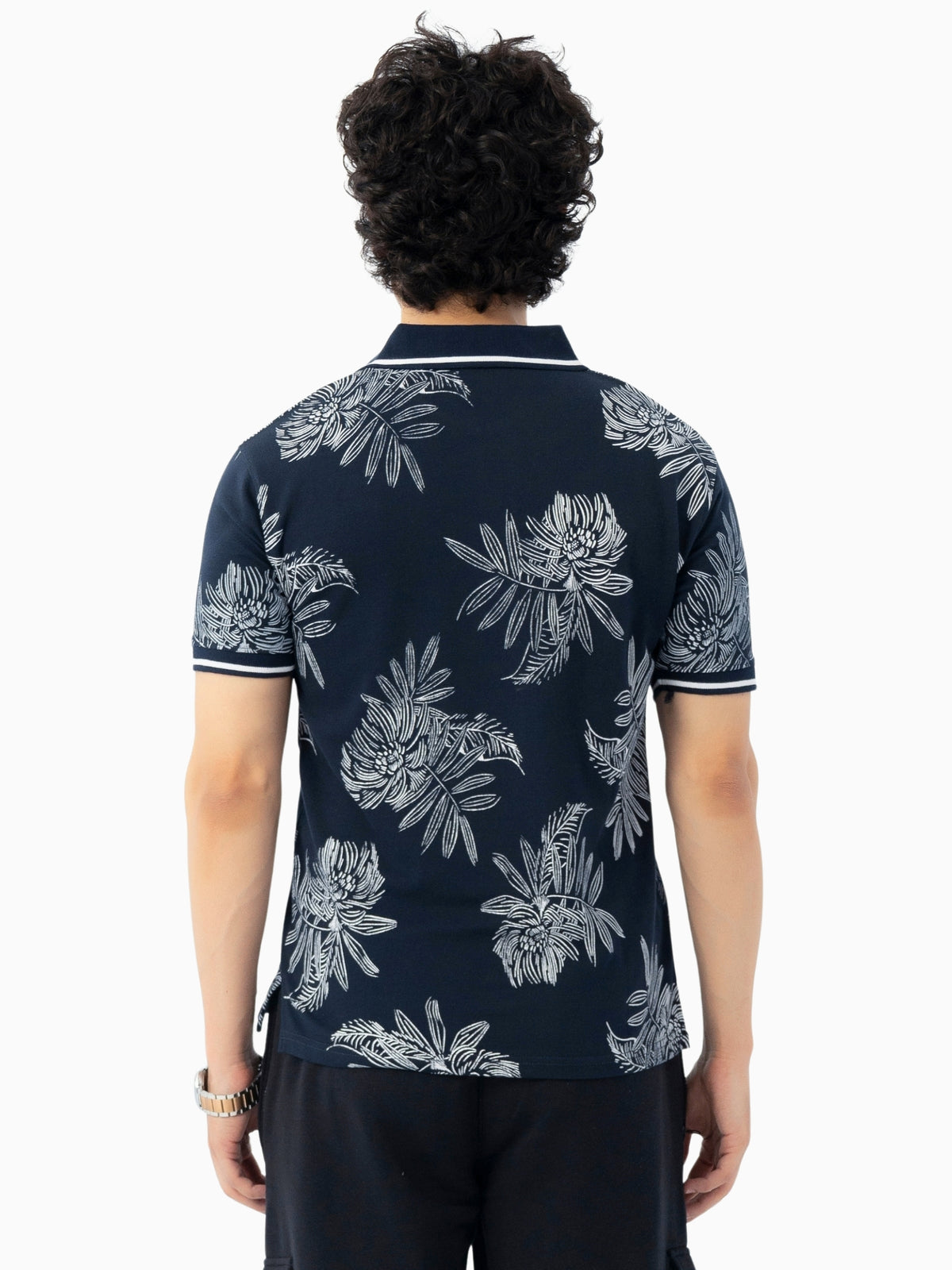 Men's All Over Printed Polo Shirt