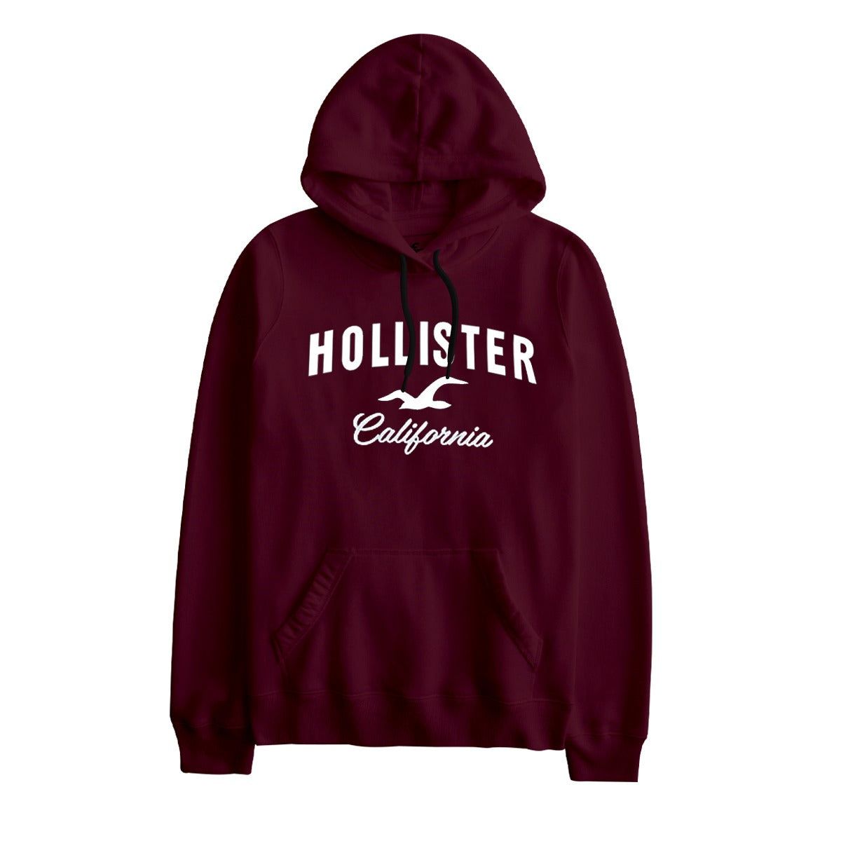 Women’s Printed Hoodie & Joggers Fleece Tracksuit - Maroon