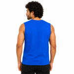 Men's Bandana Graphic Sleeveless Tank Top - Royal Blue