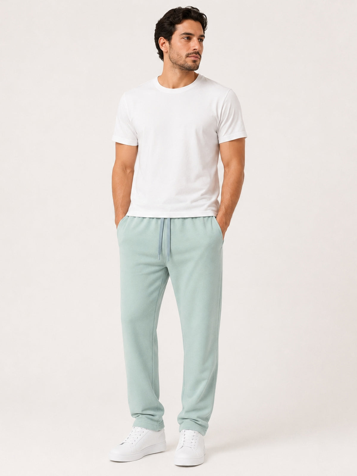 Men's Basic Summers Essential Cotton Jersey Trousers