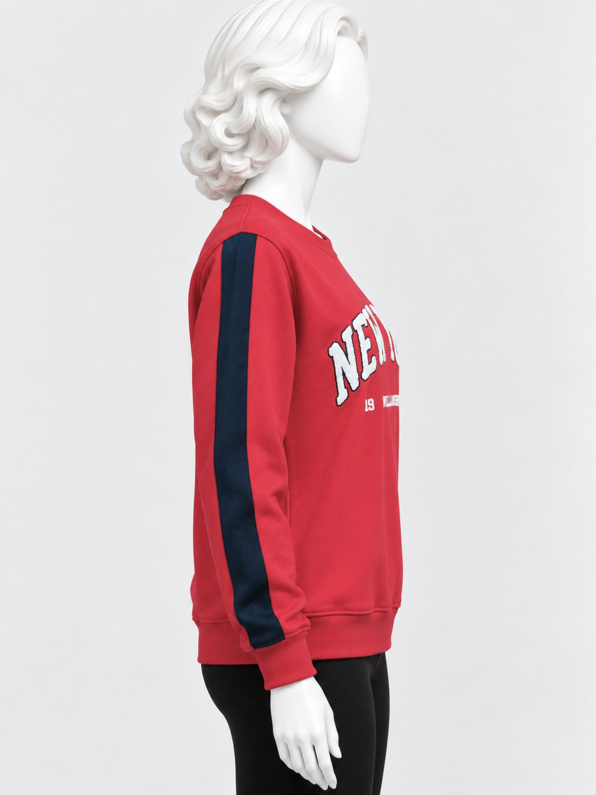 Women's "New York" Printed Fleece Sweat Shirt