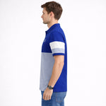 Men’s Premium Colorblock Polo Shirt – Royal Blue