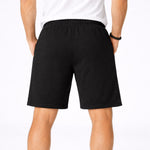 Men’s Signature Two Quarter Terry Shorts – Black