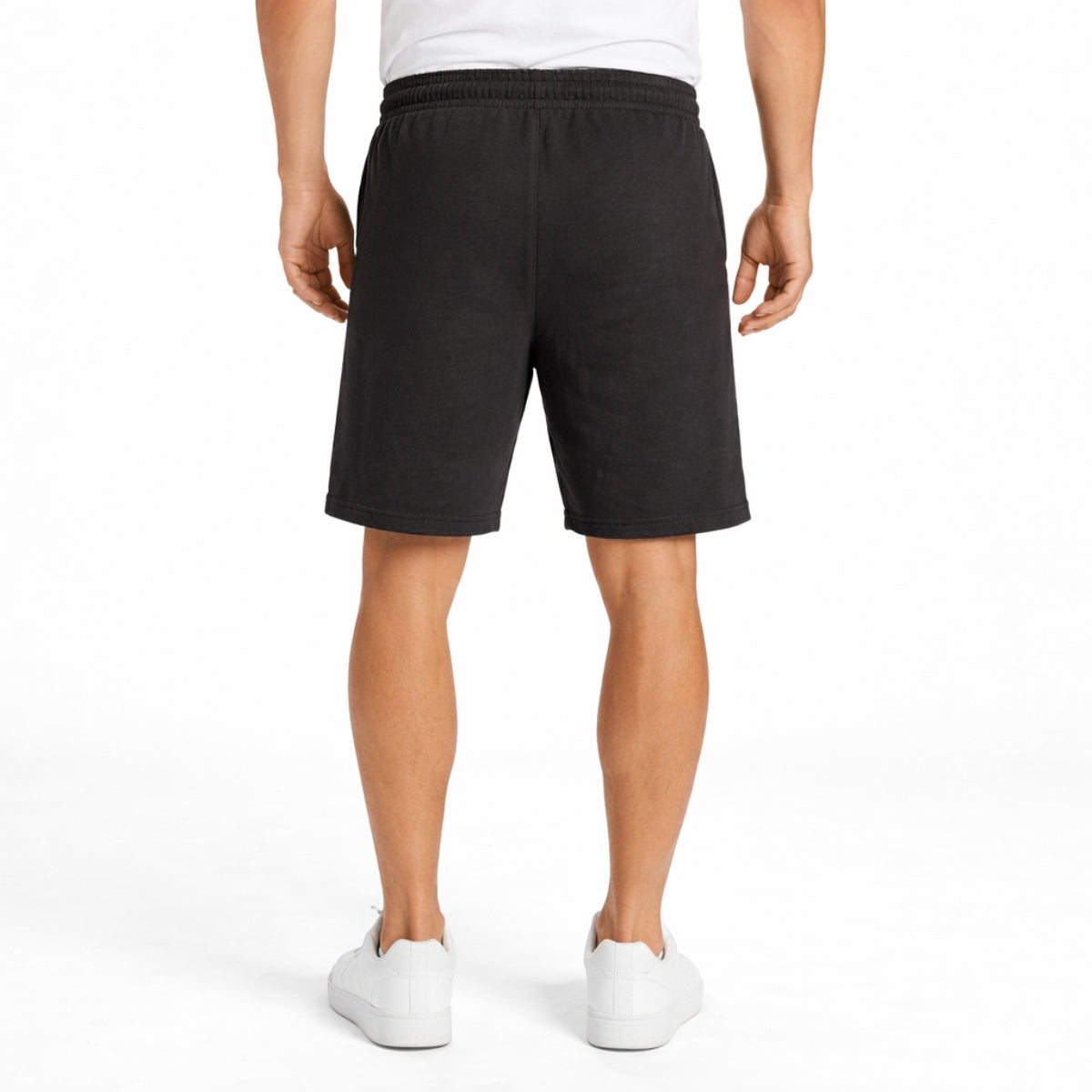 Men’s Classic Casual Two Quarter Shorts – Brown Black