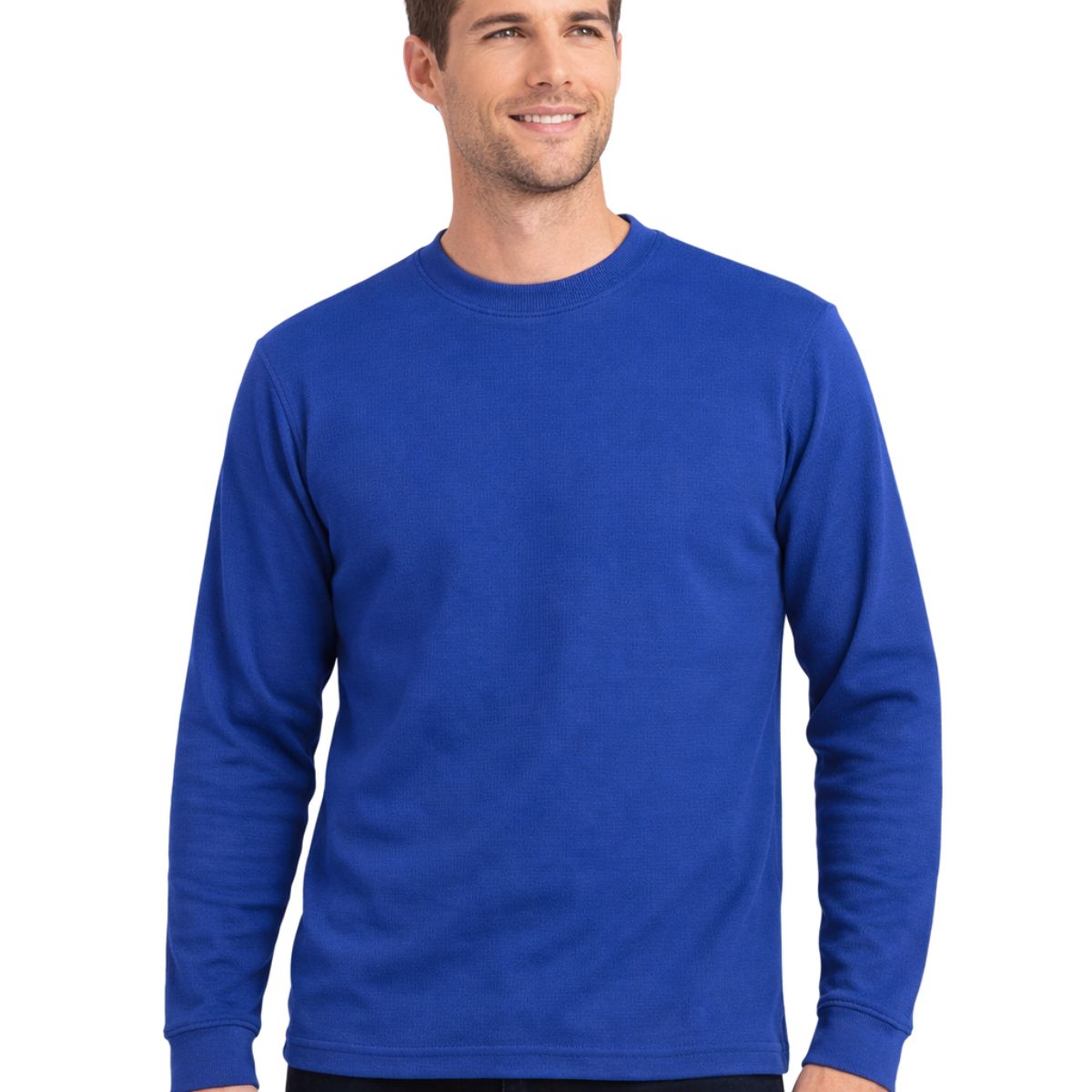 HG Rib Knitted Winter Full Sleeves Inner Shirt for Men & Women – Dusk Blue