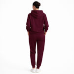 Women’s Printed Hoodie & Joggers Fleece Tracksuit - Maroon
