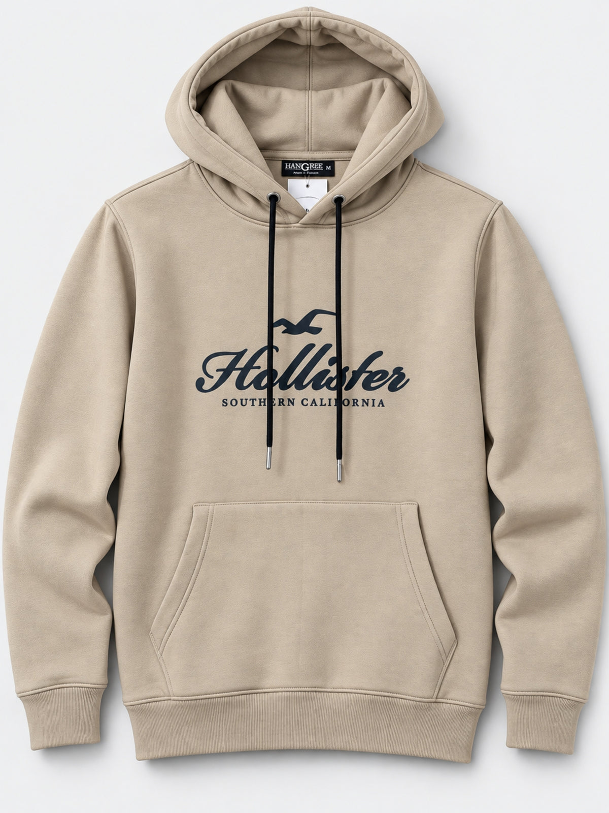 Men's Graphic Printed Pull Over Fleece Hoodie