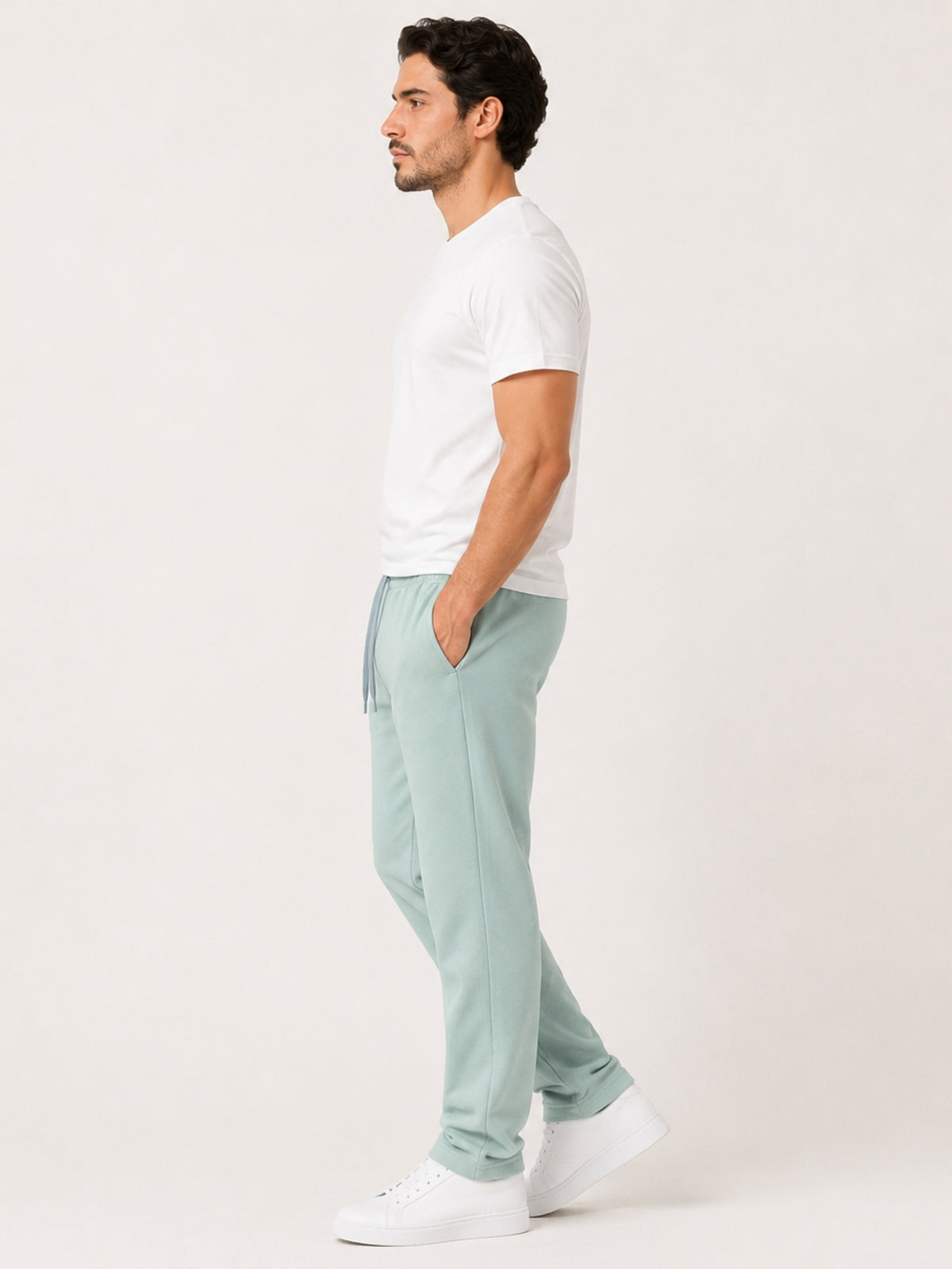 Men's Basic Summers Essential Cotton Jersey Trousers