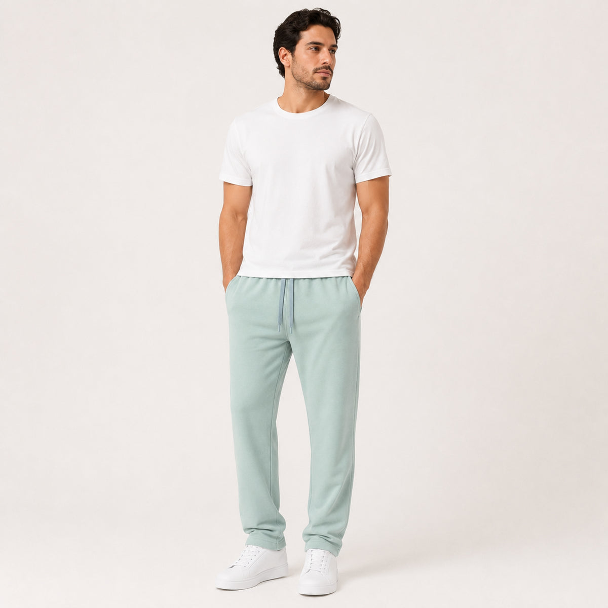 Men's Basic Summers Essential Cotton Jersey Trousers