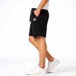 Men’s Signature Two Quarter Terry Shorts – Black