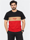 HG Three Panel Emb O Neck Tee Shirt For Men's