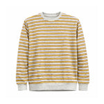 HG Men's Yarn Dyed Stripper Fleece Sweat Shirt - Textured Gray