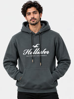 Men's Graphic Printed Pull Over Fleece Hoodie