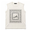 Men's Bandana Graphic Sleeveless Tank Top - Off White