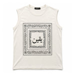 Men's Bandana Graphic Sleeveless Tank Top - Off White
