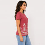 Women's Heritage Floral Border Cotton Jersey T-Shirt