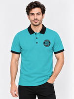 HG SIGNATURE EMB. CONTRAST COLLAR FEROZI POLO