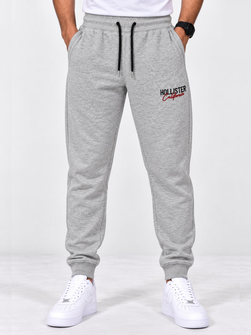 Men's Signature Emb Close Bottom Fleece Sweat Pant - Hyder gray