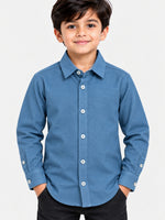 Boy's Classy Full Sleeves Winters Casual Shirt