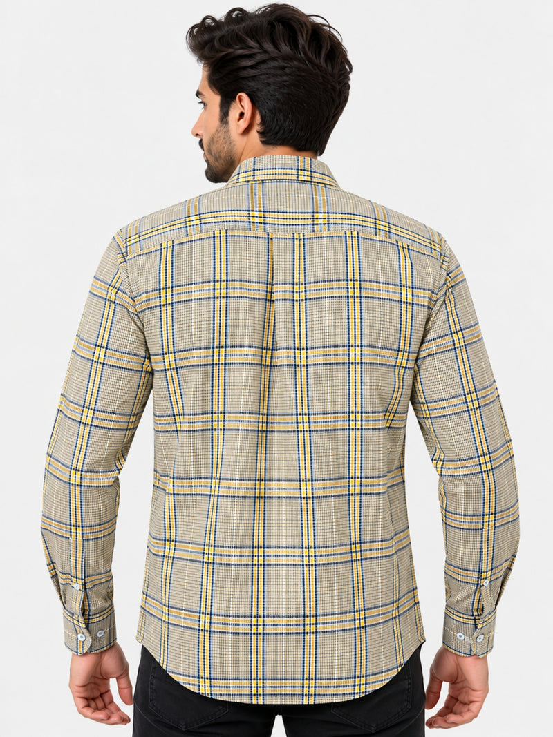 Men's Burbury Style Casual Shirt