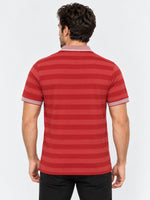 HG SIGNATURE EMB YARN DYED CONTRAST COLLAR POLO SHIRT