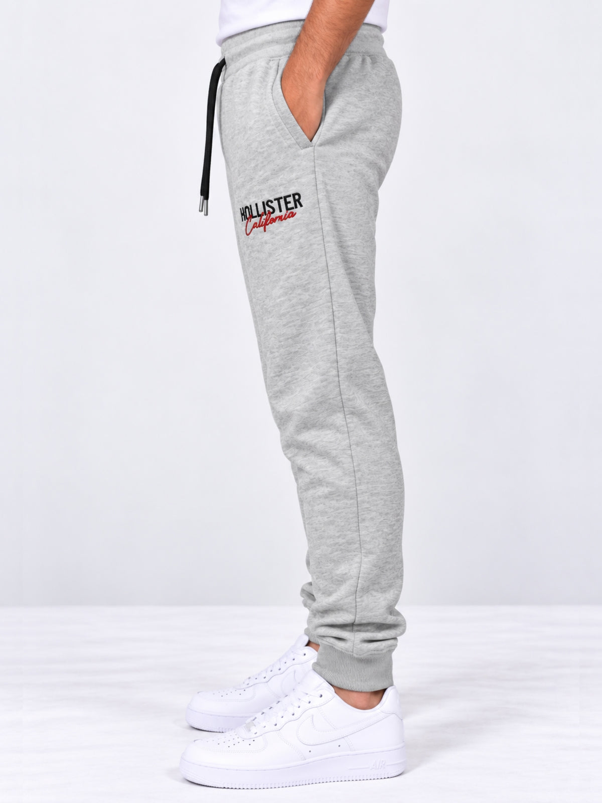 Men's Signature Emb Close Bottom Fleece Sweat Pant - Hyder gray