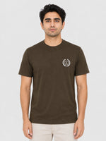 Men's Signature Emb. Round Neck Tee Shirt - Woodrush