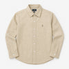 Boy's Classic Full Sleeves Casual Shirt - Sand Beige