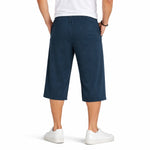 Men's Basic Summer Essential 3 Quarter Shorts - Midnight