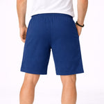 Men's Signature Emb. Two Quarter Terry Shorts - Navy