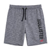 Men's Printed Zipper Pocket Two Quarter Shorts - Mid Gray