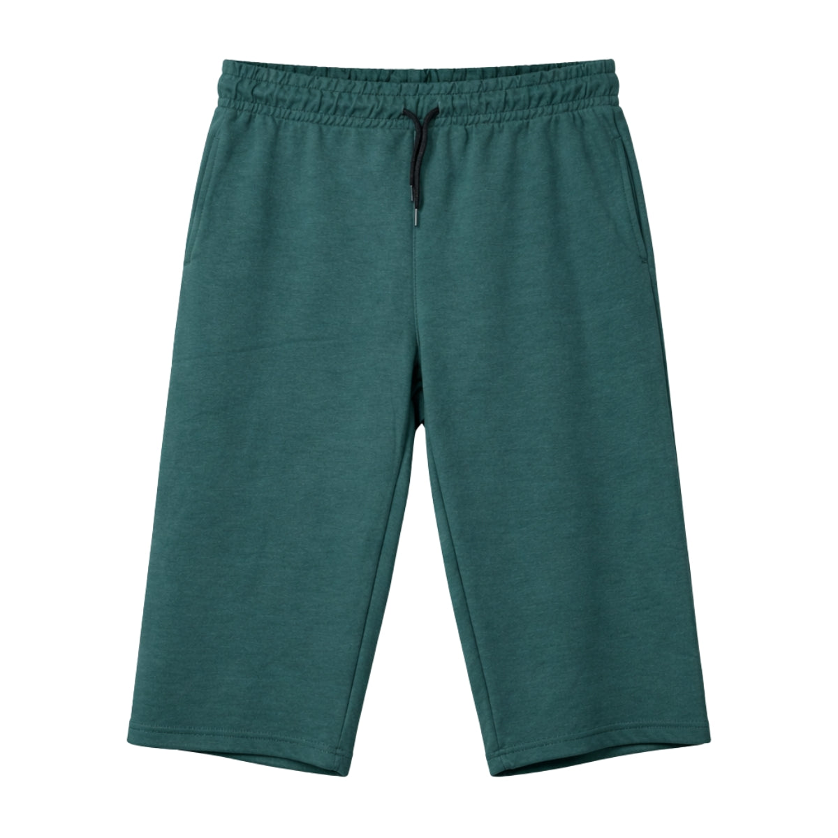 Men's Basic Summer Essential 3 Quarter Shorts - Forest Green