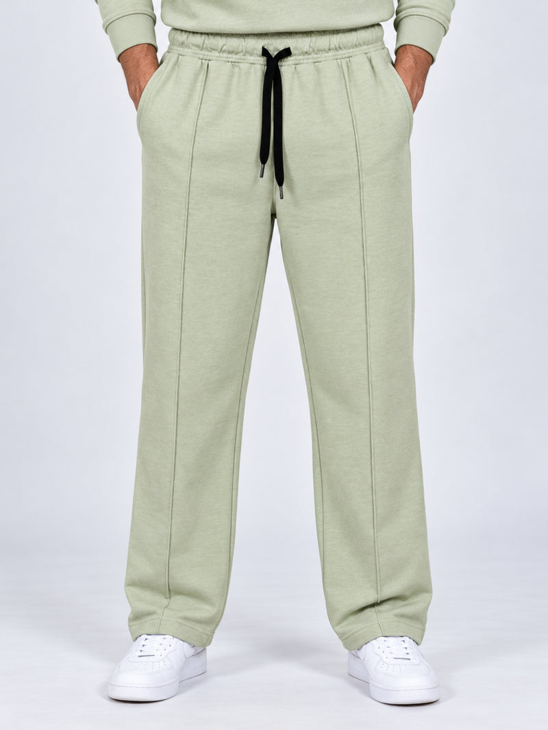 Men's Interlock Center Seam Open Bottom Trousers