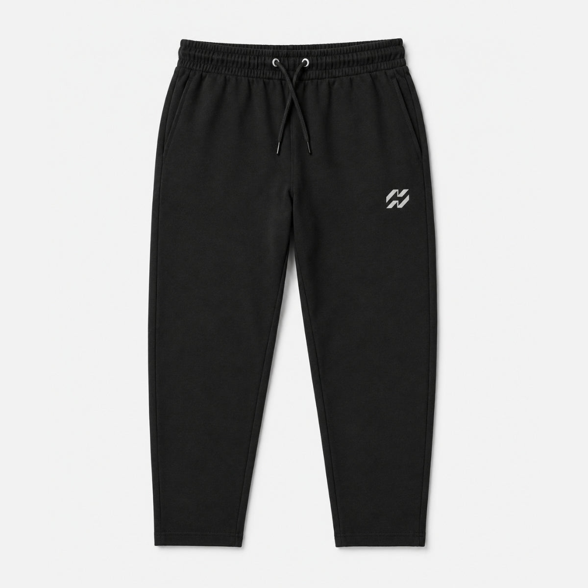 Men’s Everyday Comfort Terry Summer Trousers – Black