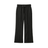HG Soft Terry Straight Trousers for Women With Center Seam – Black