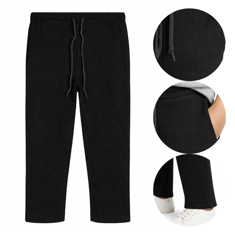 Unisex Kids Basic Casual Summers Trouser - Black