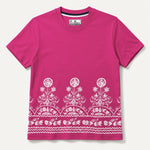 Women's Heritage Floral Border Cotton Jersey T-Shirt