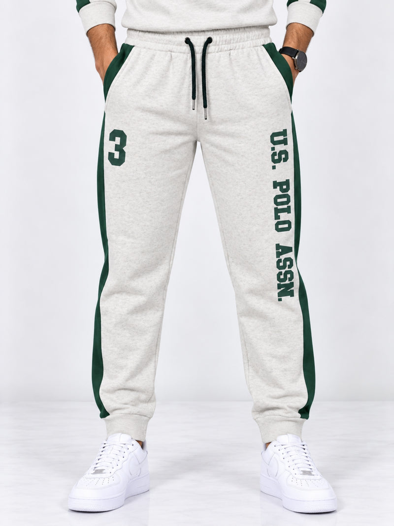 Signature Printed Close Bottom Fleece Sweat Pant