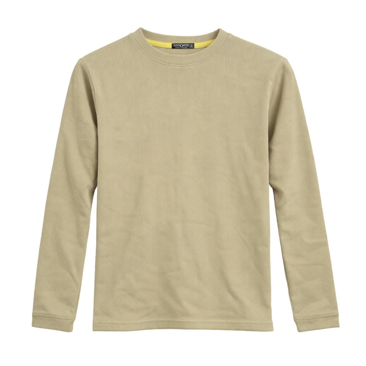 HG Rib Knitted Winter Full Sleeves Inner Shirt for Men & Women – Skin