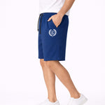 Men's Signature Emb. Two Quarter Terry Shorts - Navy