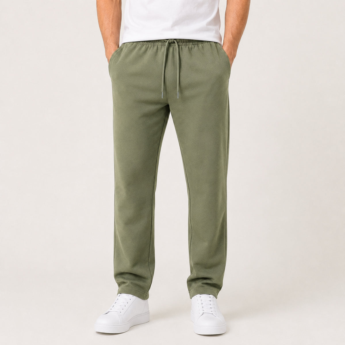 Men's Basic Summers Essential Cotton Jersey Trousers