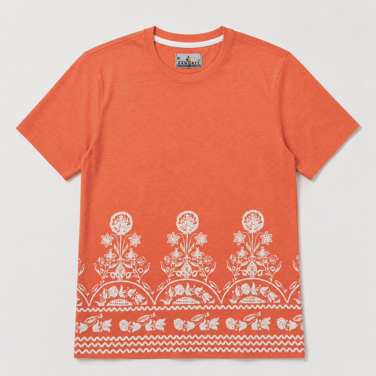 Women's Heritage Floral Border Cotton Jersey T-Shirt