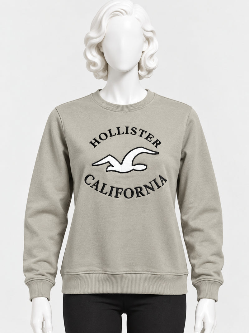 Women's Appliqué Emb. Fleece Sweatshirt