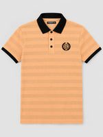 HG SIGNATURE EMB. CONTRAST COLLAR PEACH POLO