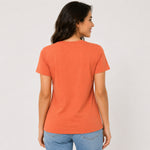 Women's Heritage Floral Border Cotton Jersey T-Shirt