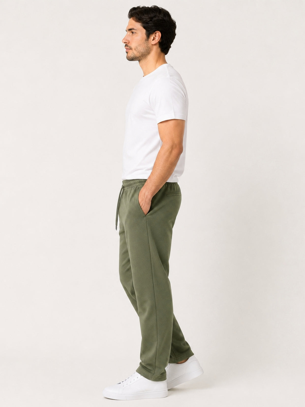 Men's Basic Summers Essential Cotton Jersey Trousers