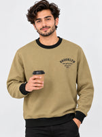 HG "BROOKLYN" Printed Plain Interlock Sweat Shirt - Clay Creek
