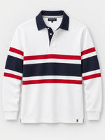 Rugby Full Sleeves Polo Shirt - White