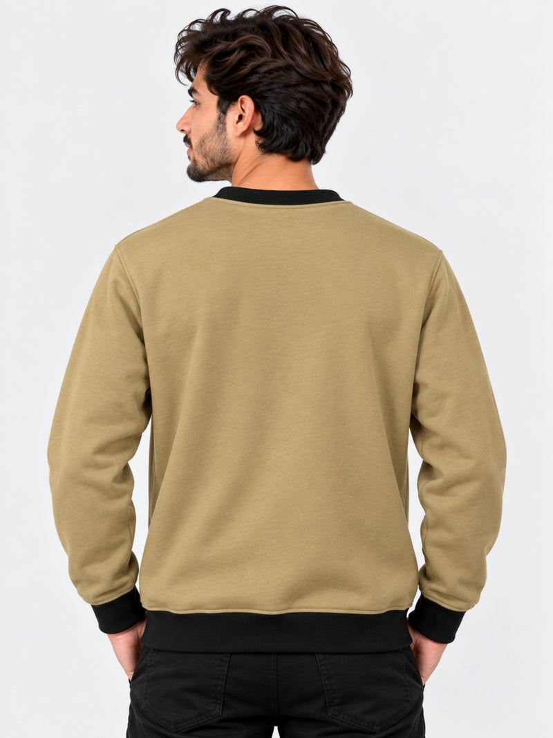 HG "BROOKLYN" Printed Plain Interlock Sweat Shirt - Clay Creek
